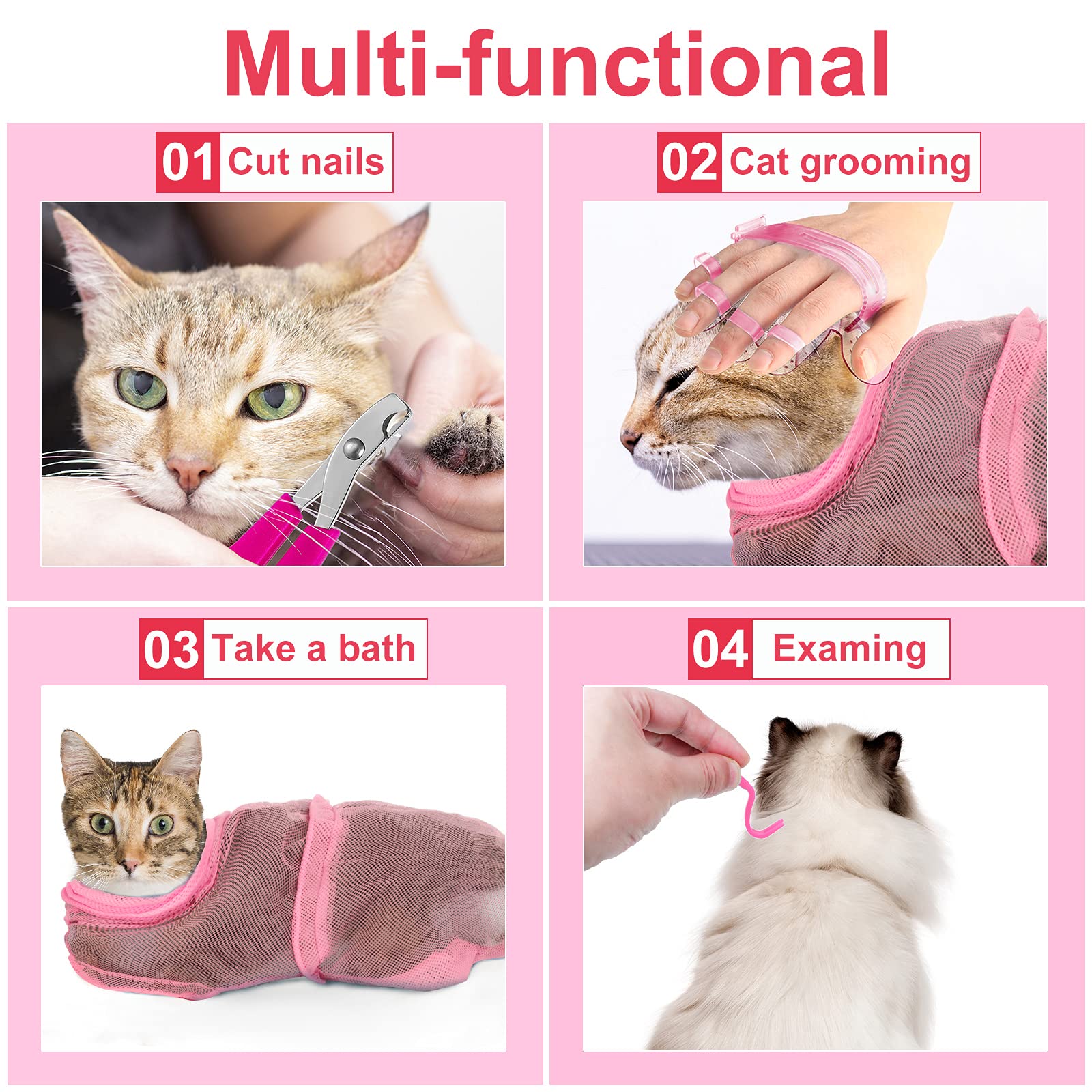 Patelai breathable mesh bathing bag promotes airflow during baths.