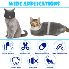 Patelai cat muzzle large size for safe grooming sessions