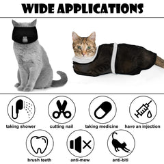 Patelai cat-muzzle-large supports safer grooming sessions.