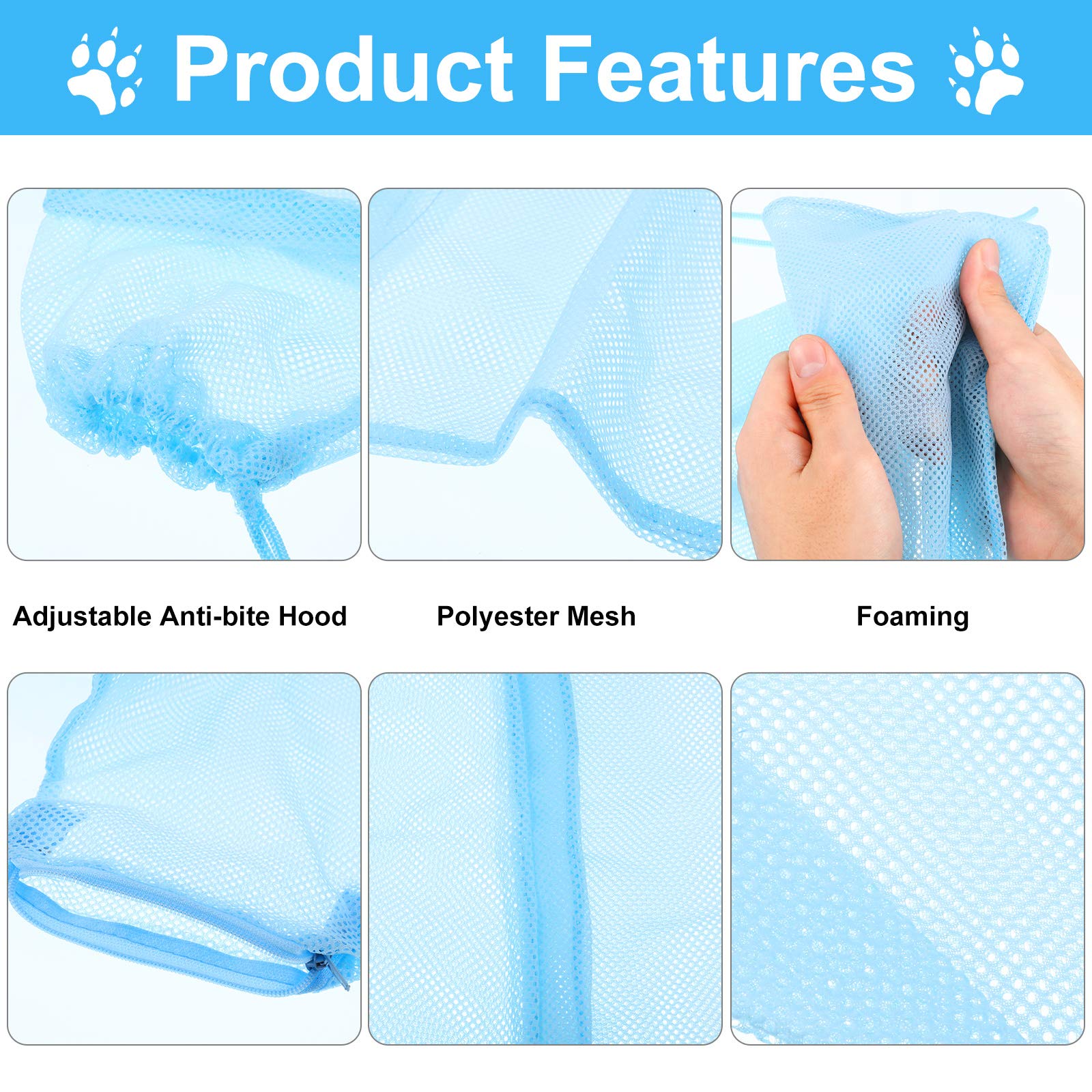 Patelai mesh grooming bag material with breathable design