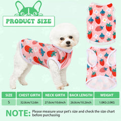 Paterr printed puppy clothes close-up highlights cute patterns.
