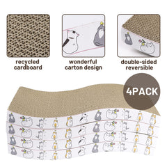 PatiencET Cat Scratcher Size 17x8x1.4 inches ideal for compact spaces.