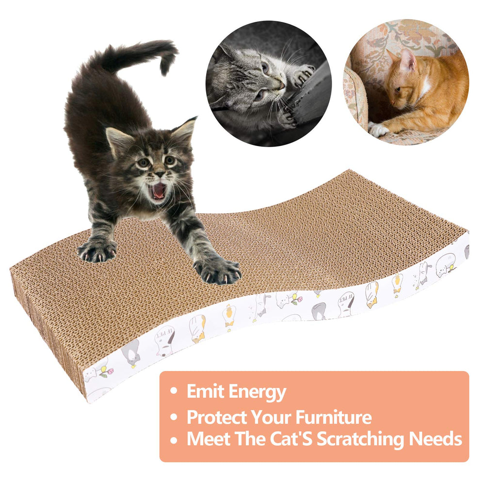 PatiencET reversible scratcher pad for double use and longevity.