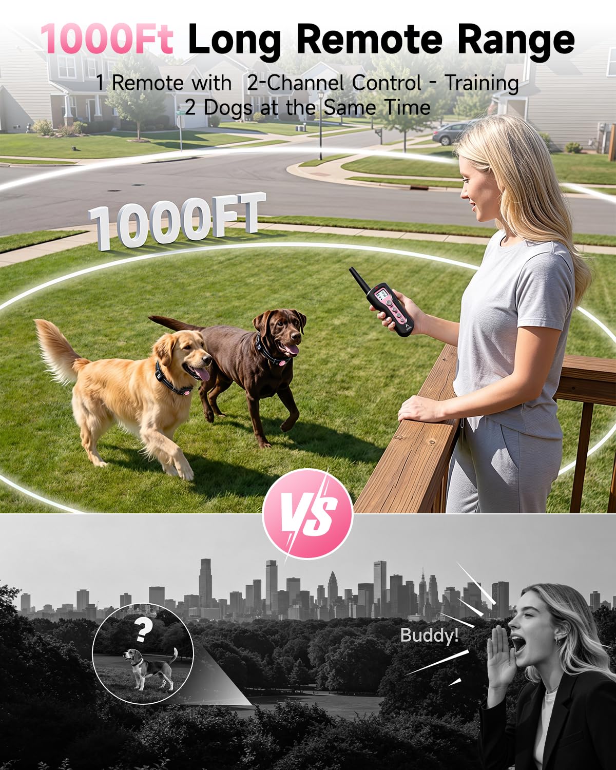 PATPET collar receiver charging to highlight fast recharge