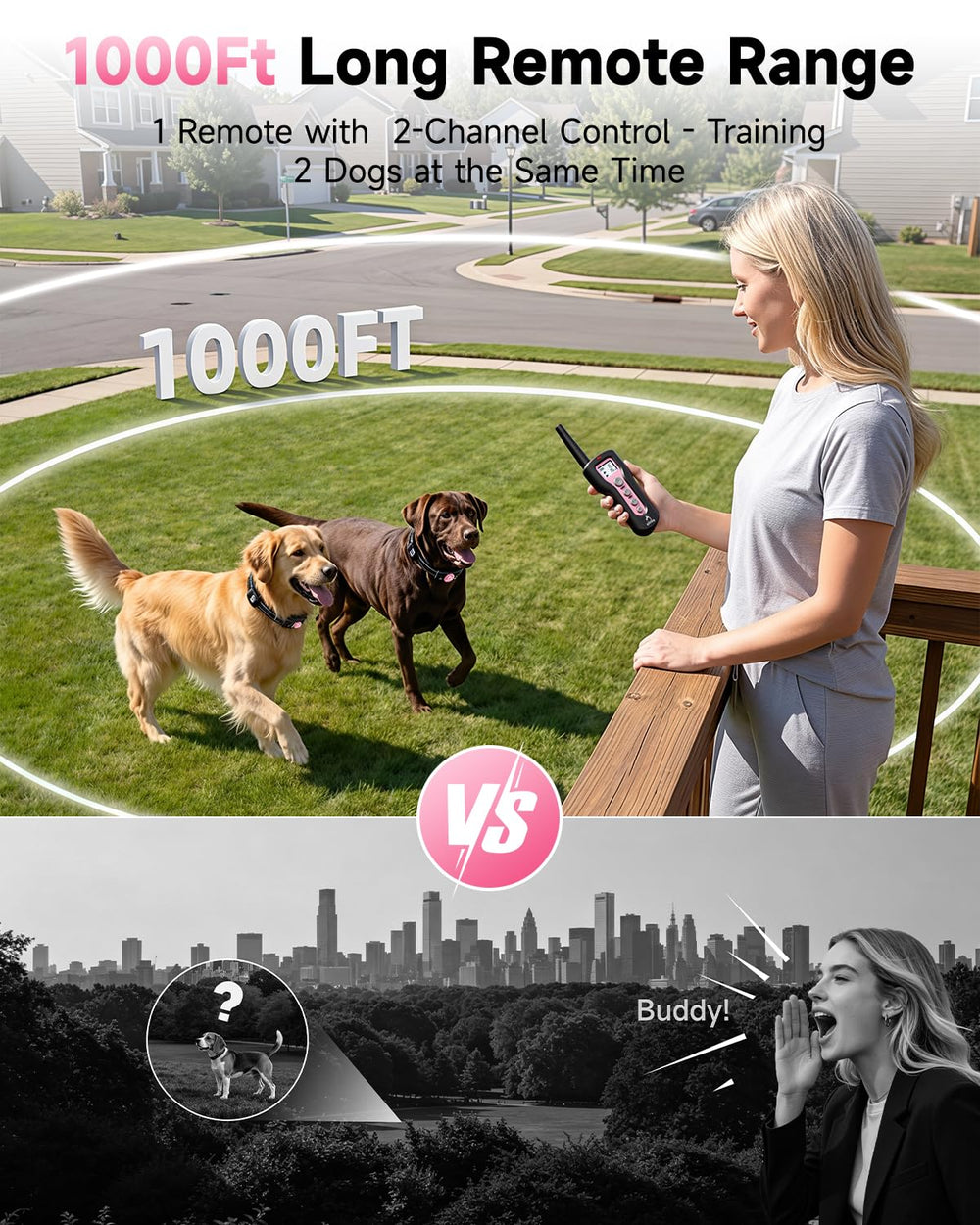 PATPET collar receiver charging to highlight fast recharge