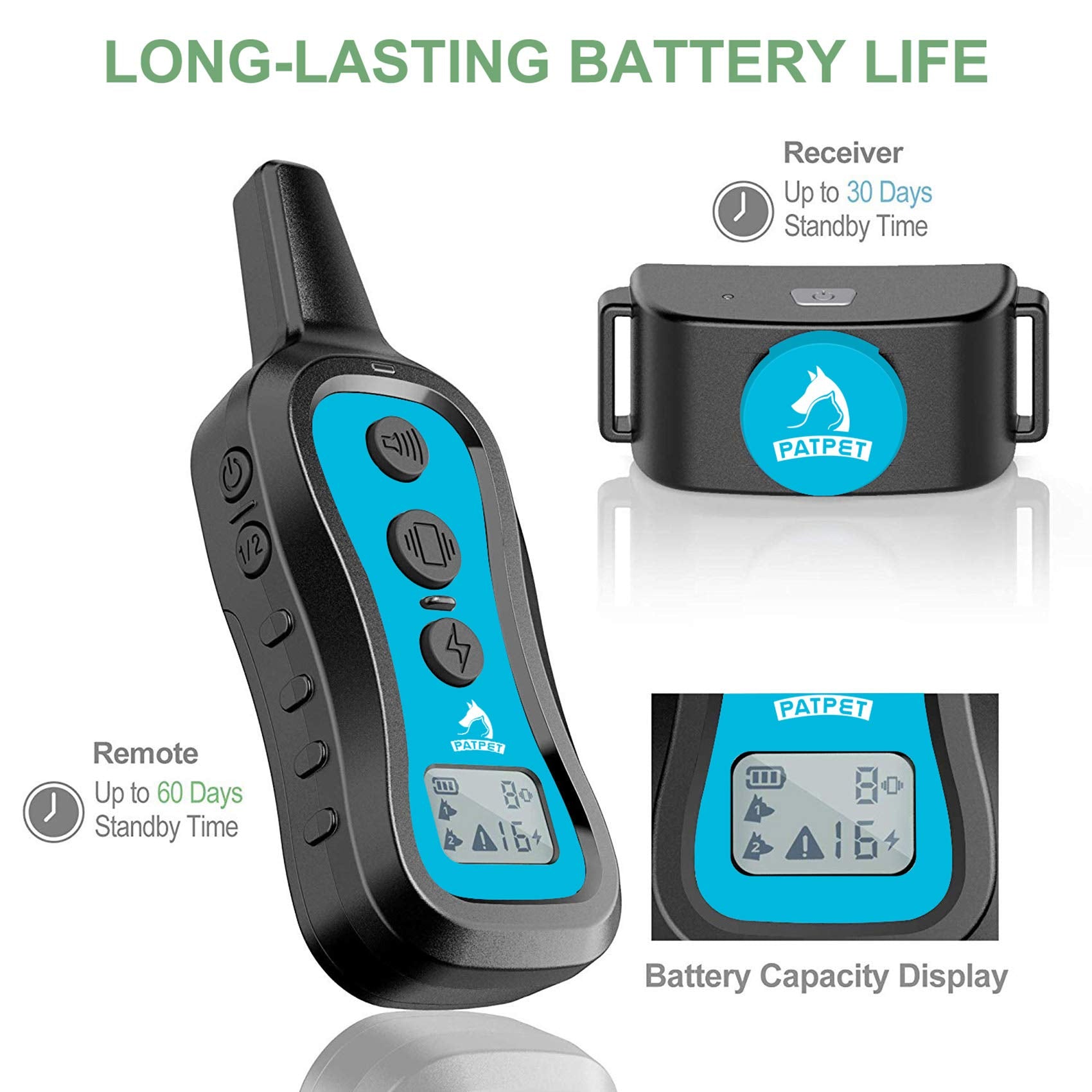 PATPET dual-dog capability with two channels on one remote