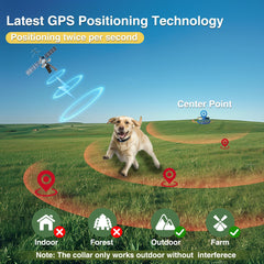 PATPET GPS-GSNS accuracy ensures stable boundaries in large outdoor areas.