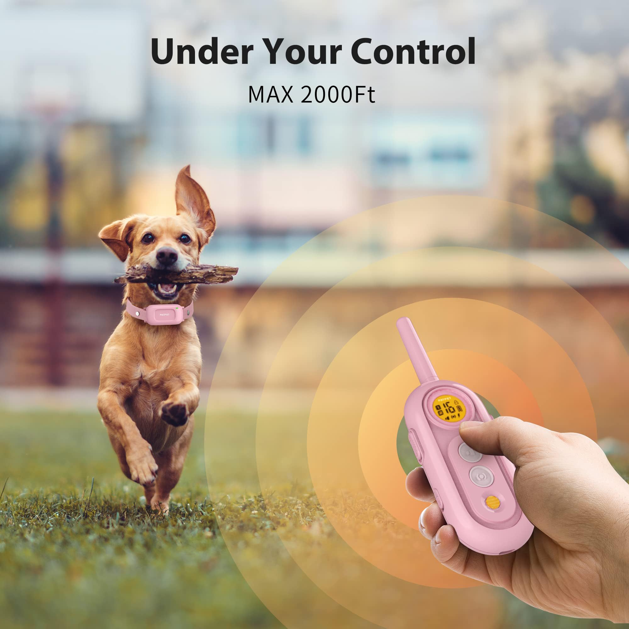 PATPET remote with 2000 ft range for outdoor training