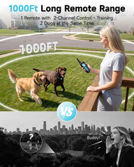 PATPET remote enables stable control during outdoor hikes and park sessions.