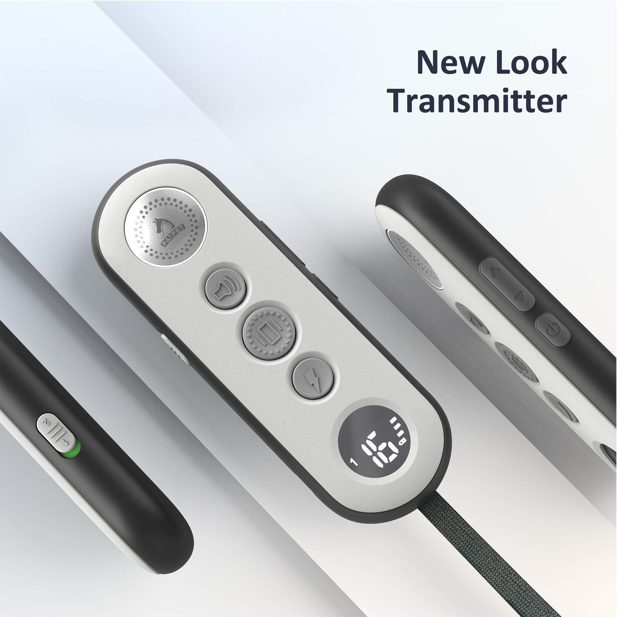 Rechargeable PATPET collar and remote powered via USB-C for convenient charging