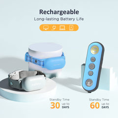 PATPET remote offers Beep, Vibration, and adjustable Shock modes