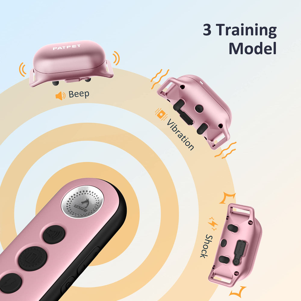 PATPET USB-C rechargeable collar powering long training sessions