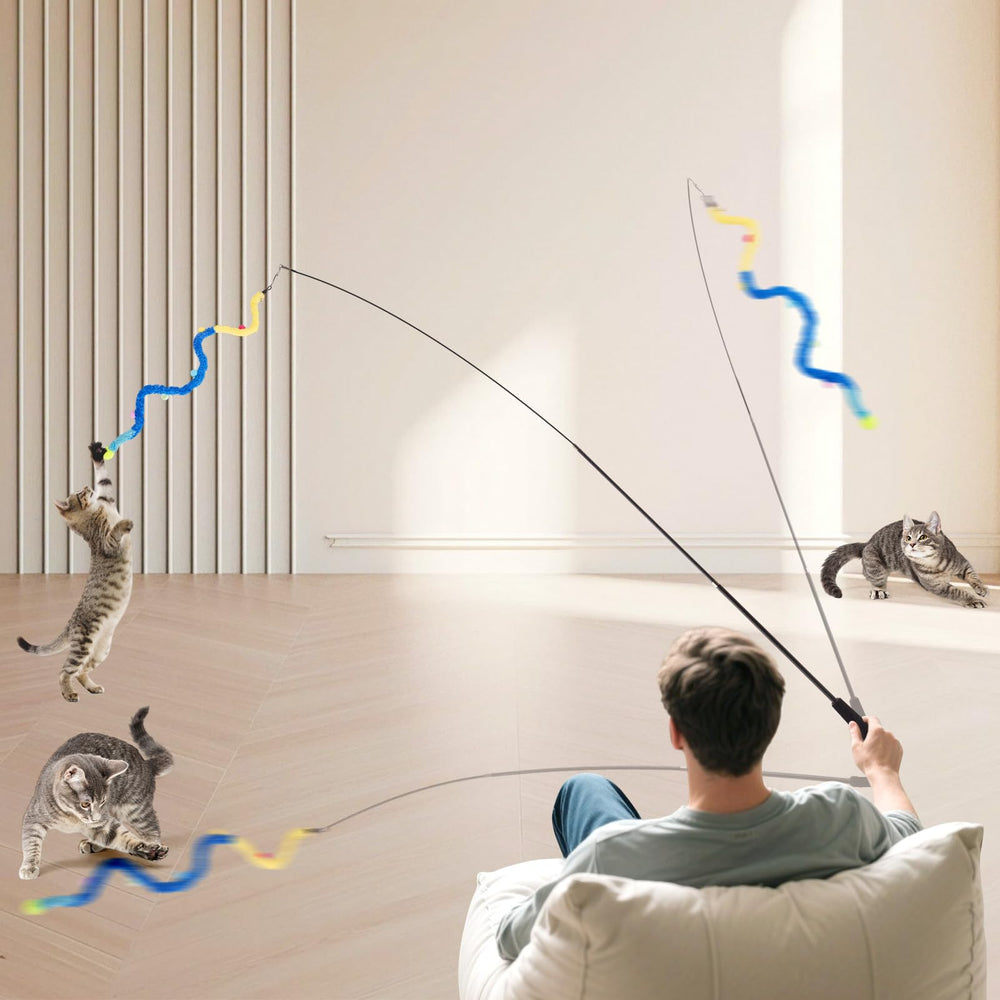 PATTEPOINT retractable wand is durable for long-lasting indoor play sessions
