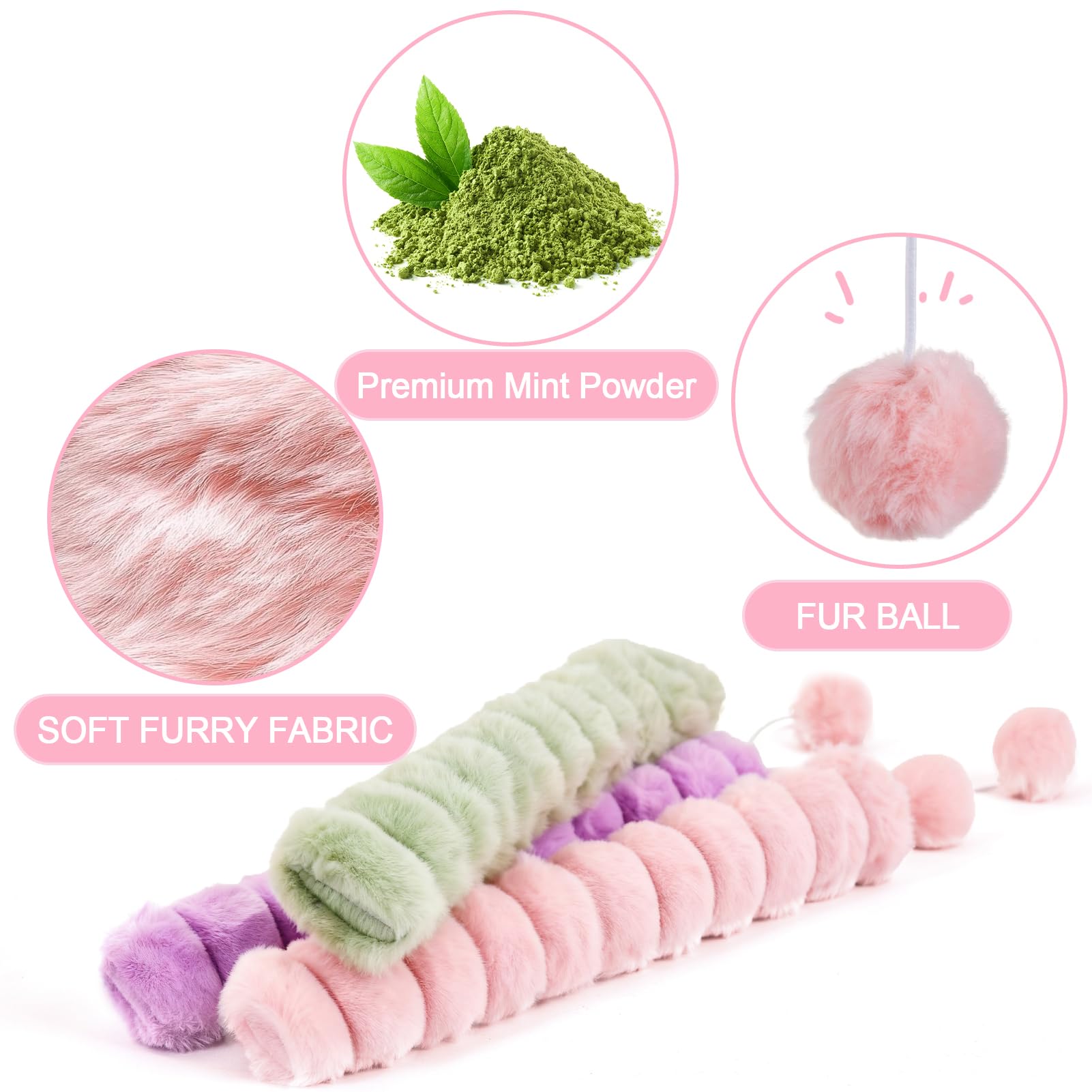 PATTEPOINT catnip pillow 3-pack is ideal for multi-cat homes.