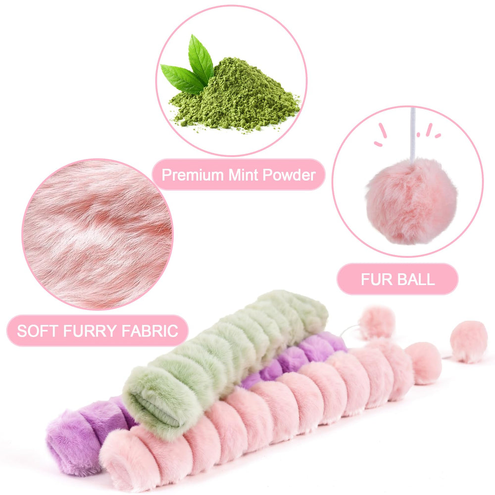 PATTEPOINT catnip pillow 3-pack is ideal for multi-cat homes.