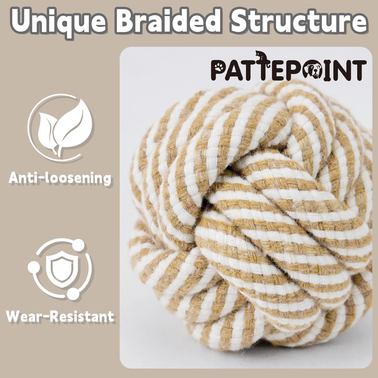 Pattepoint chew toy set for puppies promotes bonding and chewing fun