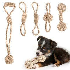 Pattepoint dog rope toy set for small dogs, durable play and teething comfort