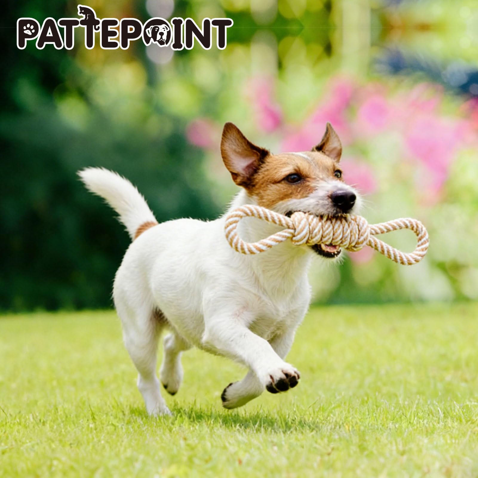Pattepoint eco-friendly rope toy for safe, natural play
