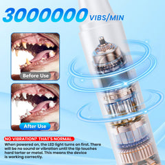 PATWING dog teeth-cleaning kit contents shown for complete home routine