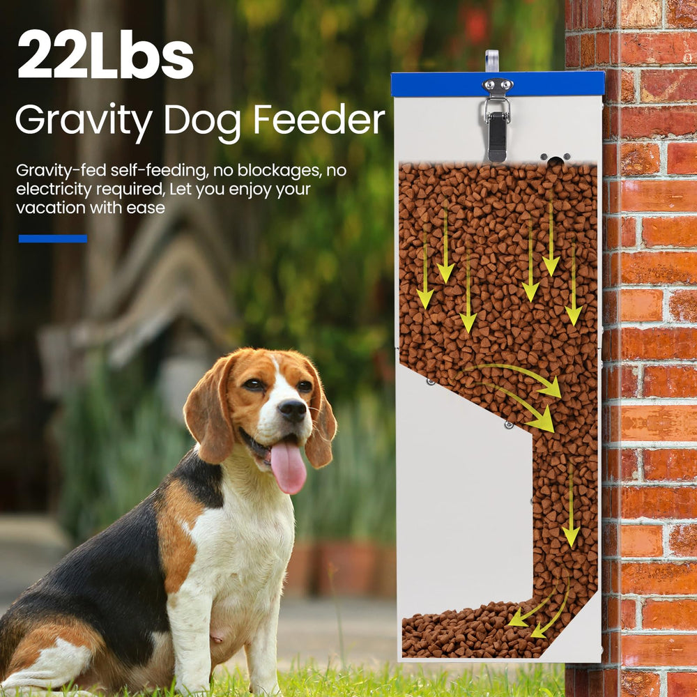 PAUQRWIE dry-food dispenser highlights smooth, mess-free operation.