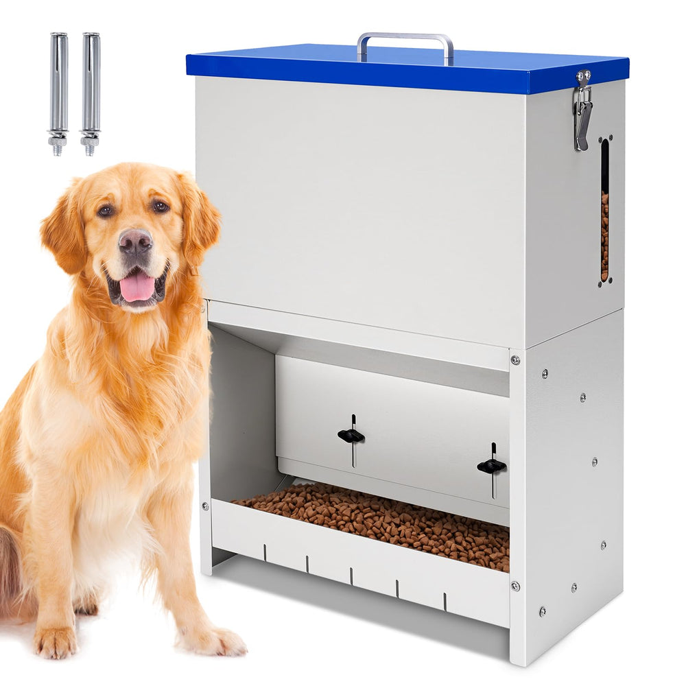 PAUQRWIE gravity feeder exterior: durable, weatherproof design for outdoor use.