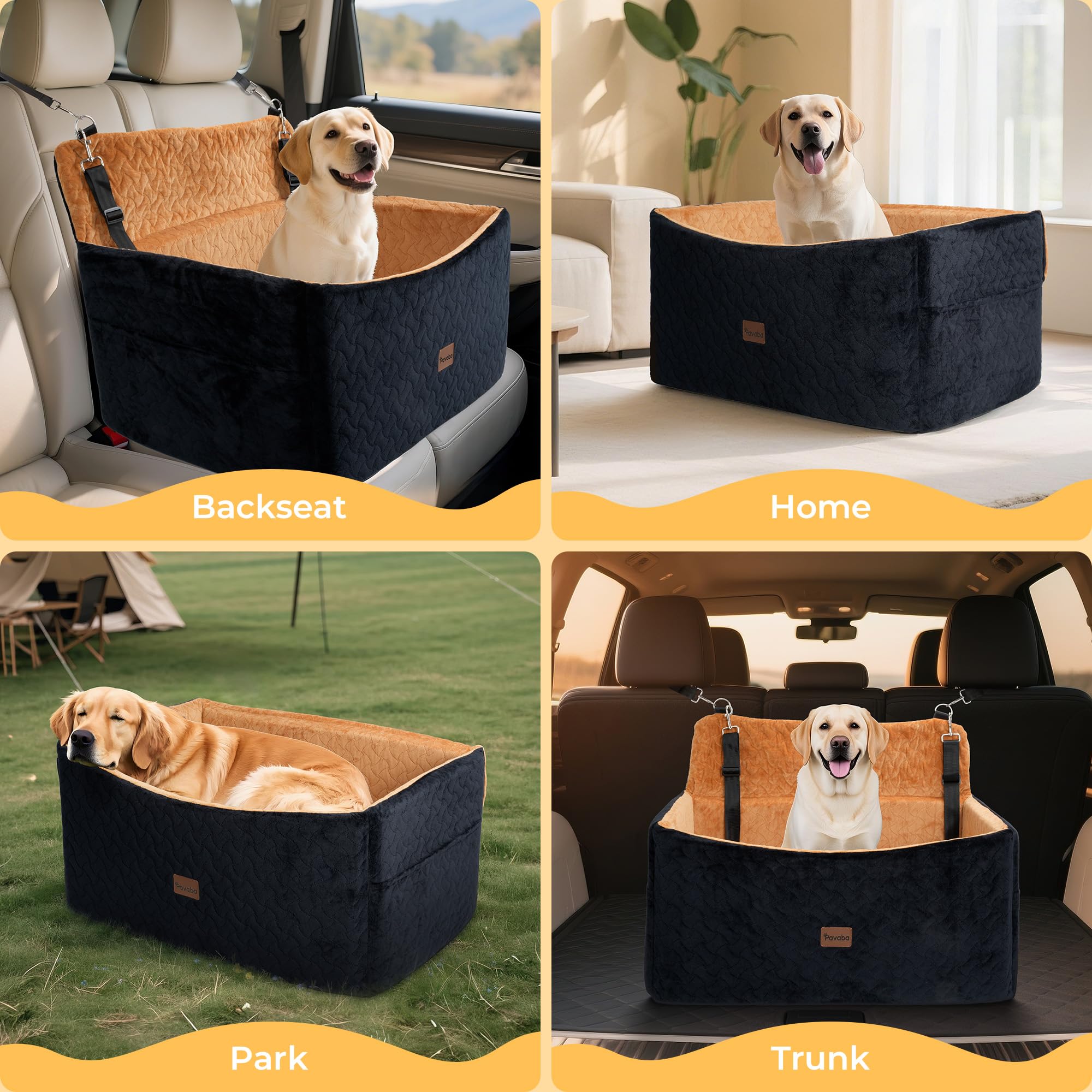 Pavaba backseat-compatible design fits various cars for travel convenience