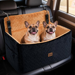 Pavaba dog car seat with front 14in wall keeps large dogs secure on rides