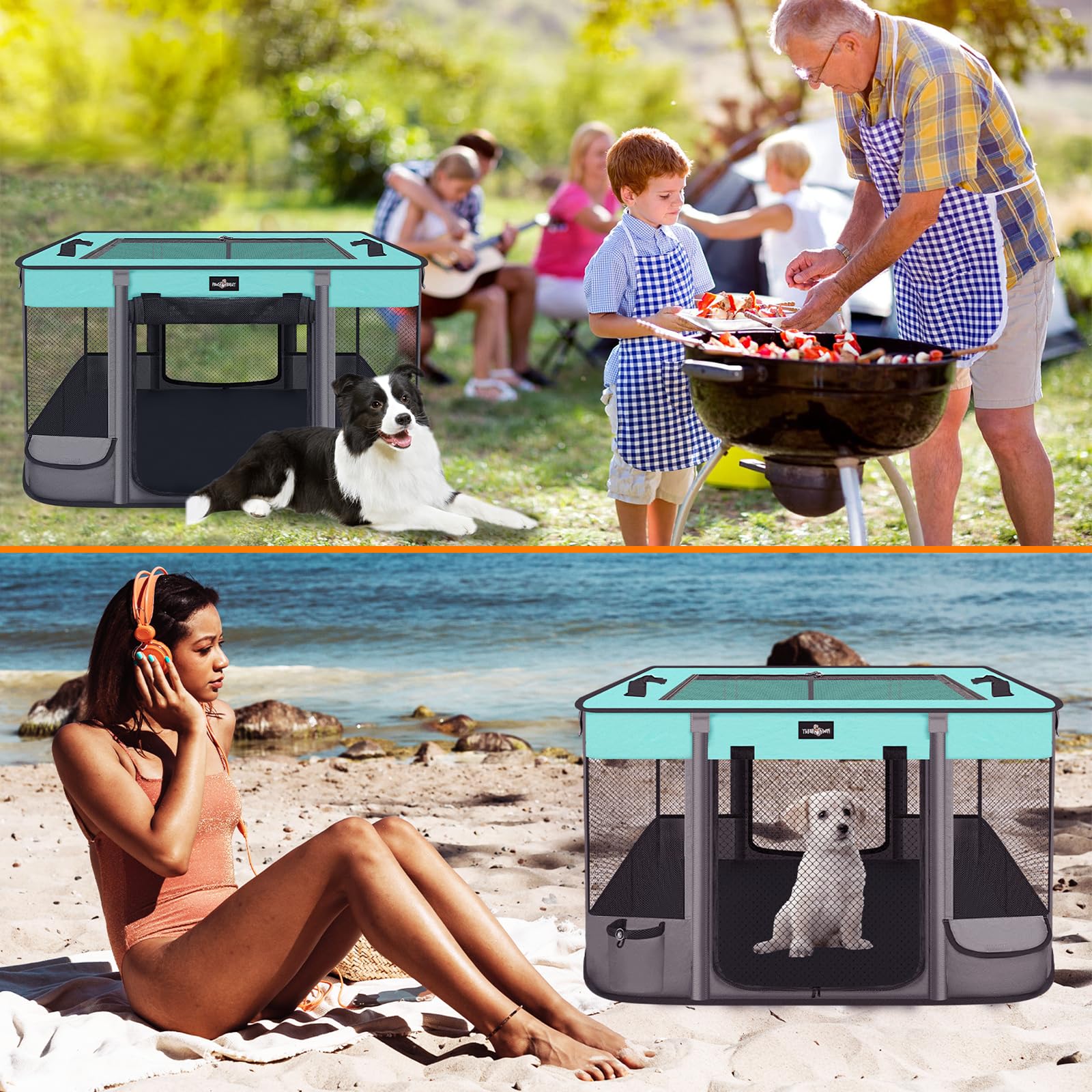 PAW BALLET compact carrying case for travel and storage