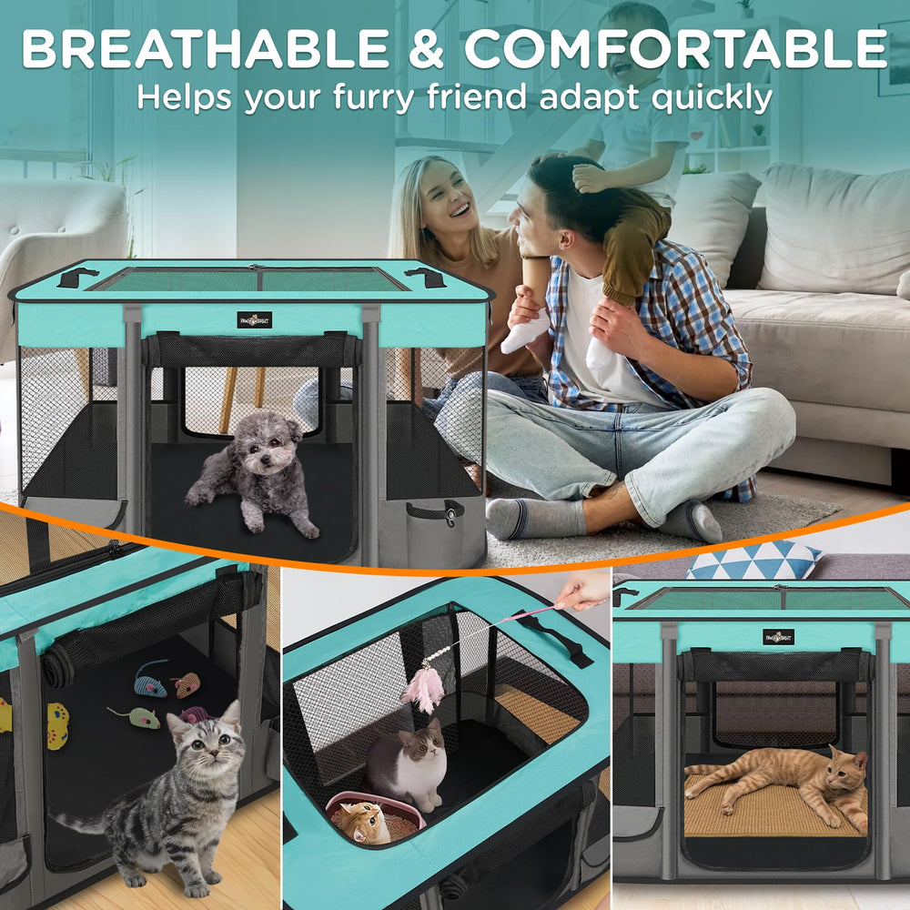 PAW BALLET waterproof bottom simplifies cleanup after spills