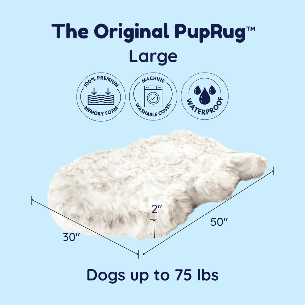 PAW BRANDS PupRug waterproof layer detail highlights spill protection