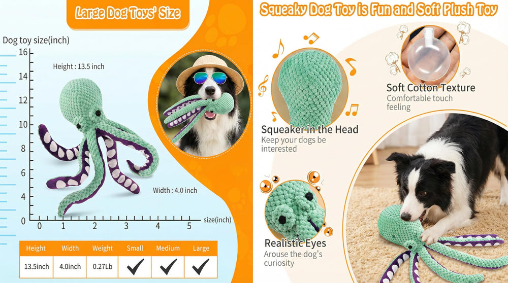 Paw-FECT Piece soft pineapple fabric, gentle on gums during play