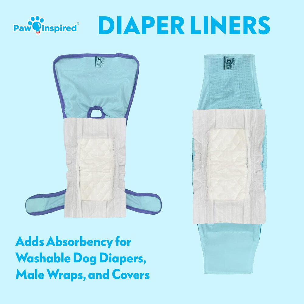 Paw Inspired absorbent-surface liner promotes longer dryness during outings.