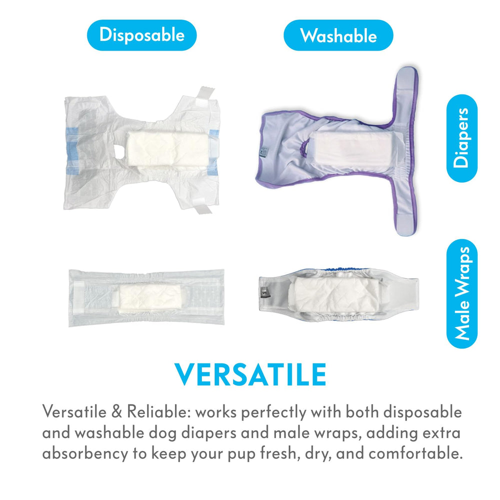 Paw Inspired adhesive-backed booster stays securely in place during activity.