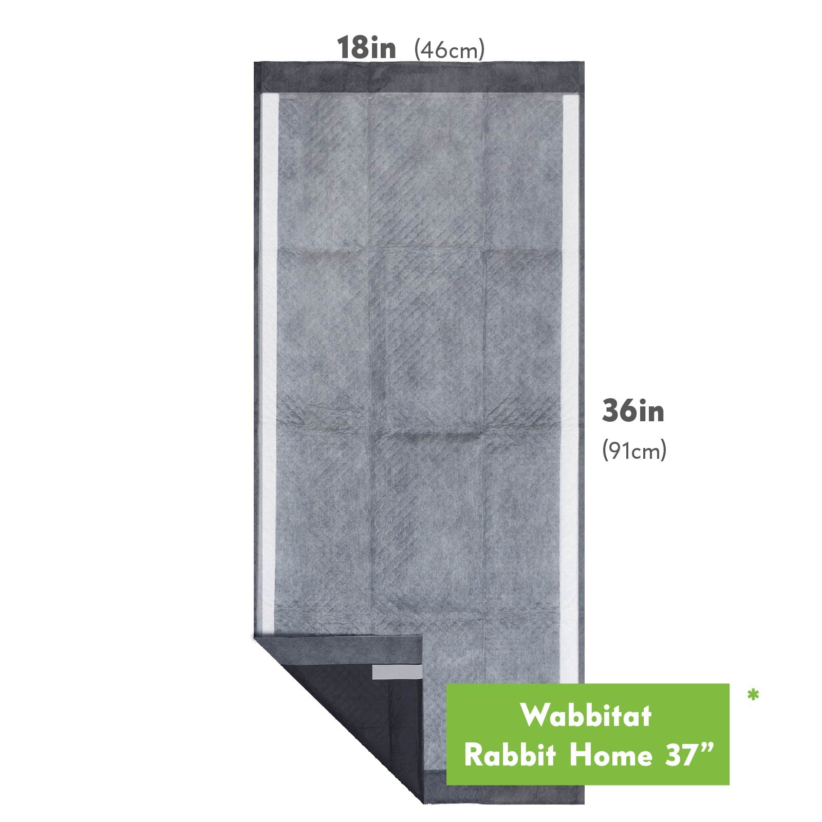 Paw Inspired bamboo charcoal liner reduces odors in small animal cages.