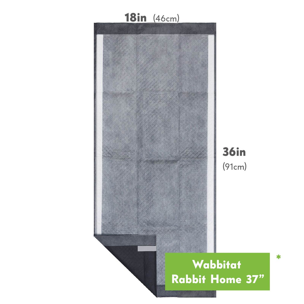 Paw Inspired bamboo charcoal liner reduces odors in small animal cages.