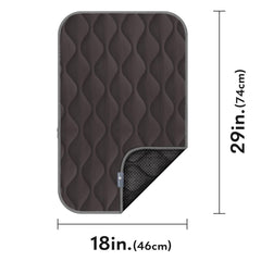 Paw Inspired crate mat featuring leakproof non-slip backing for crate safety.