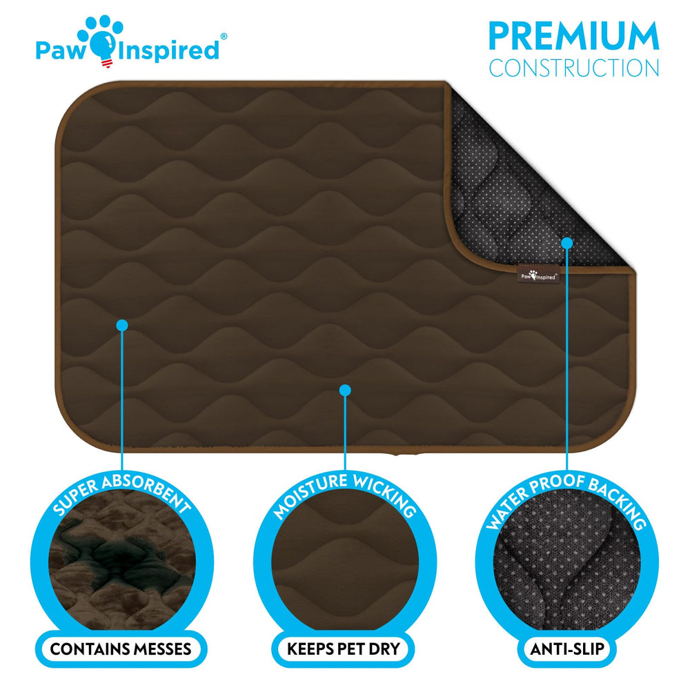 Paw Inspired moisture-wicking top layer keeps surfaces drier for pups