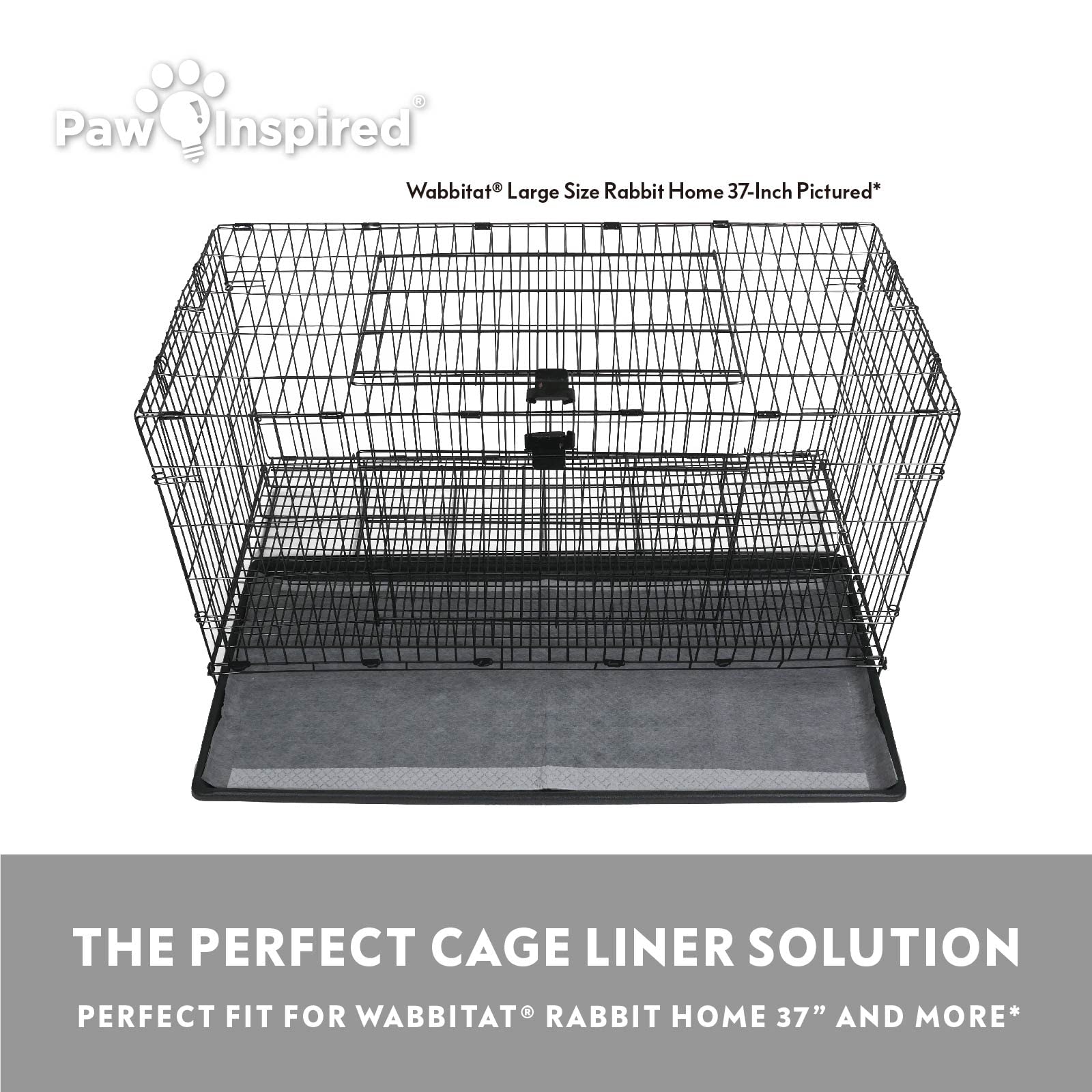 Paw Inspired DrySpeed liner converts urine to gel instantly.