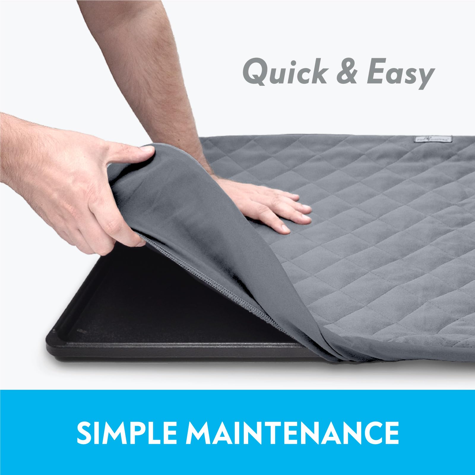 Waterproof backing with odor-control helps keep cages fresh