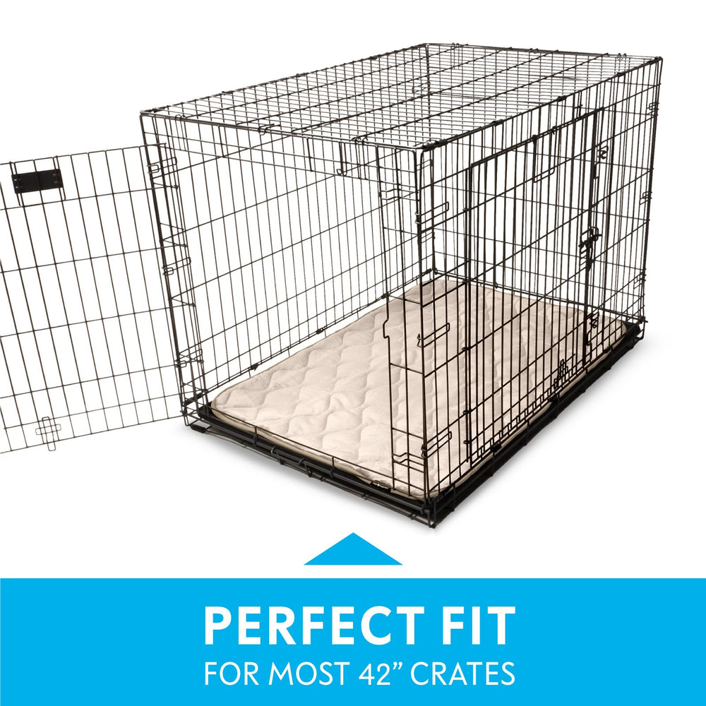 Paw Inspired multi-layer absorbent crate mat wicks moisture and controls odors