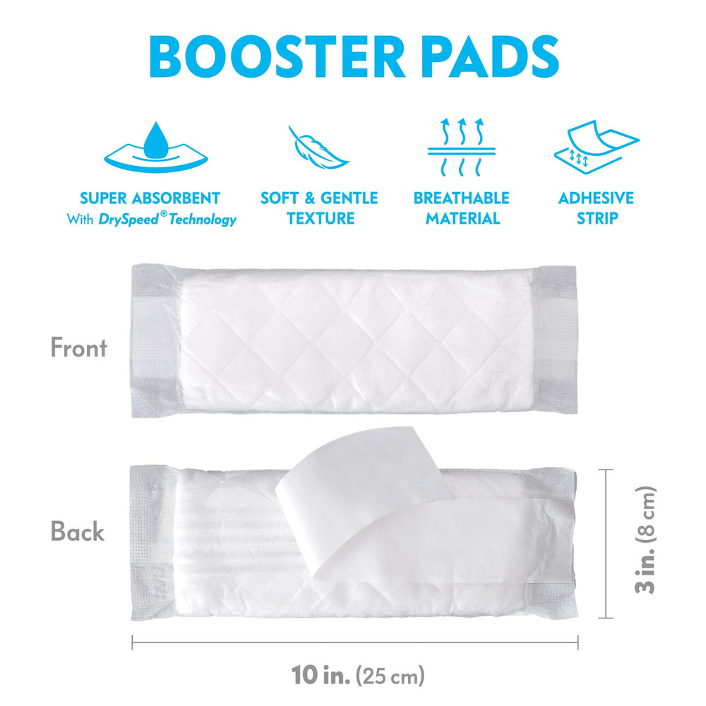Paw Inspired overnight-use booster shows support for heavy wetting and extended wear.