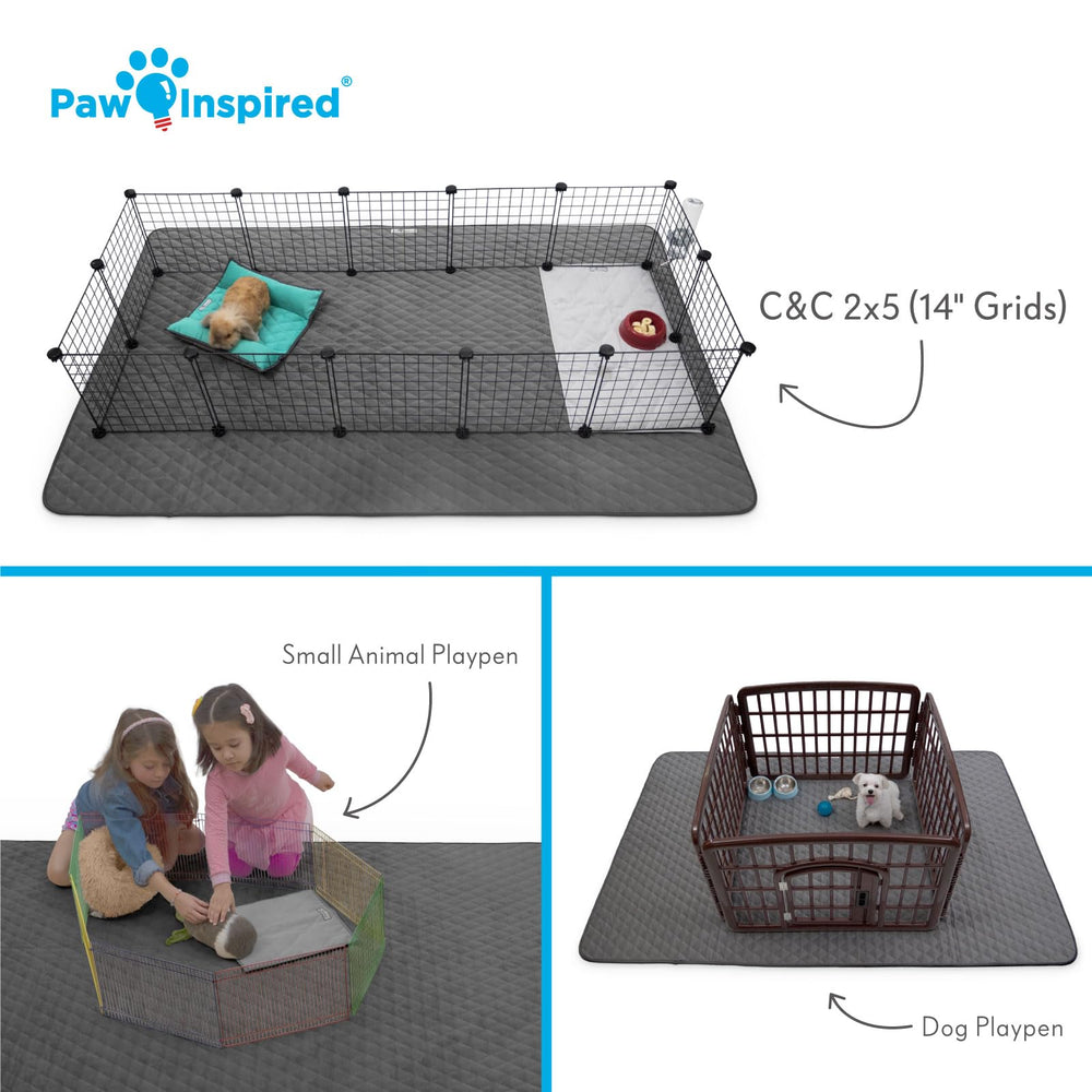 Paw Inspired moisture-wicking top layer helps keep surfaces drier.