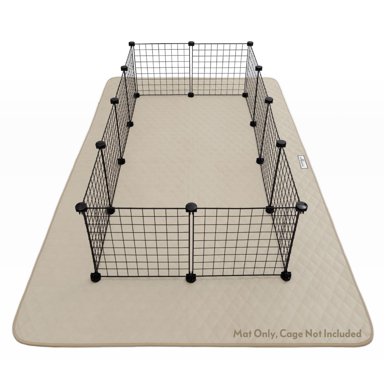 Paw Inspired Playpen Mat top view showing wide coverage for versatile play areas