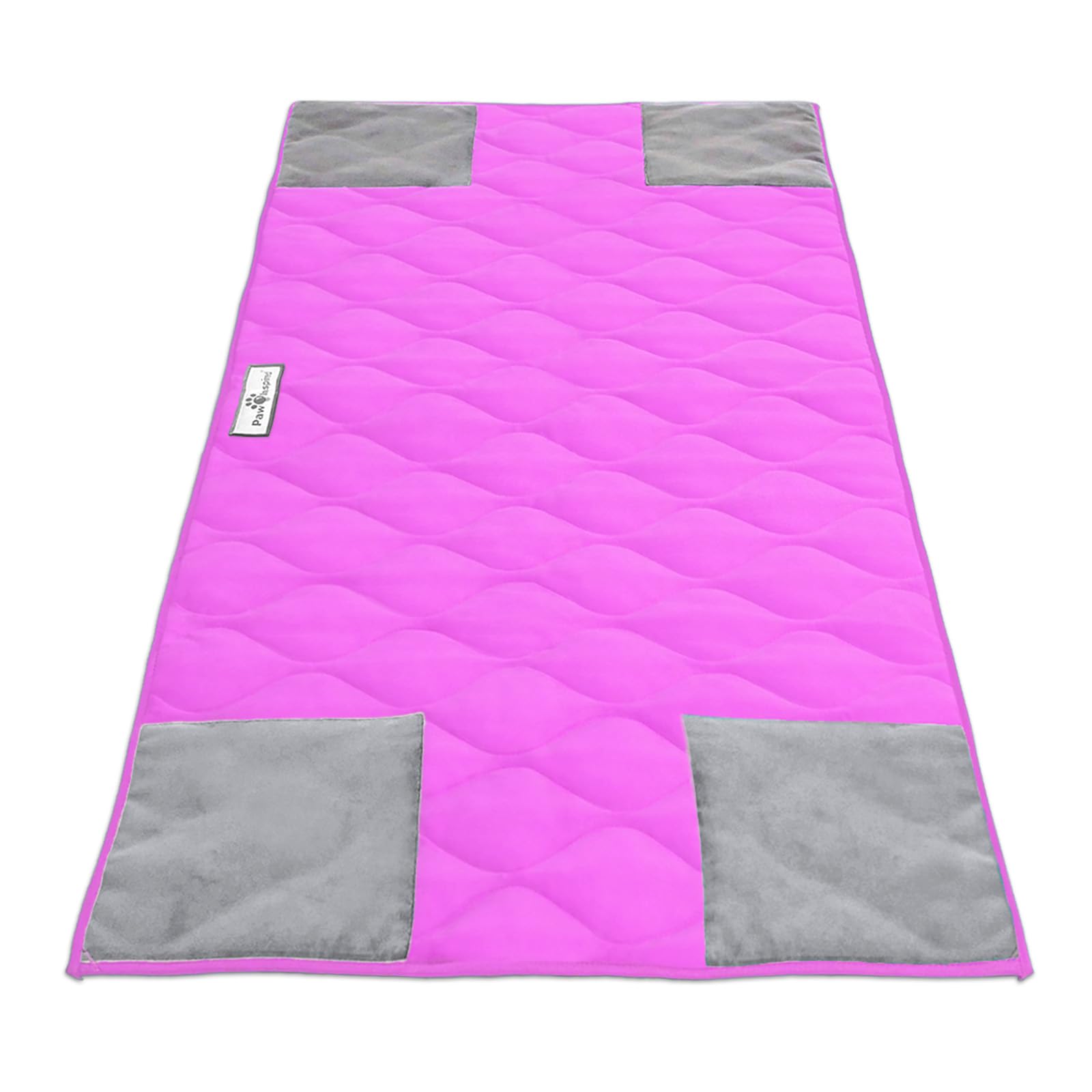 Paw Inspired PopCorner pink cage liner fits Midwest cages, keeping bedding dry and cozy.