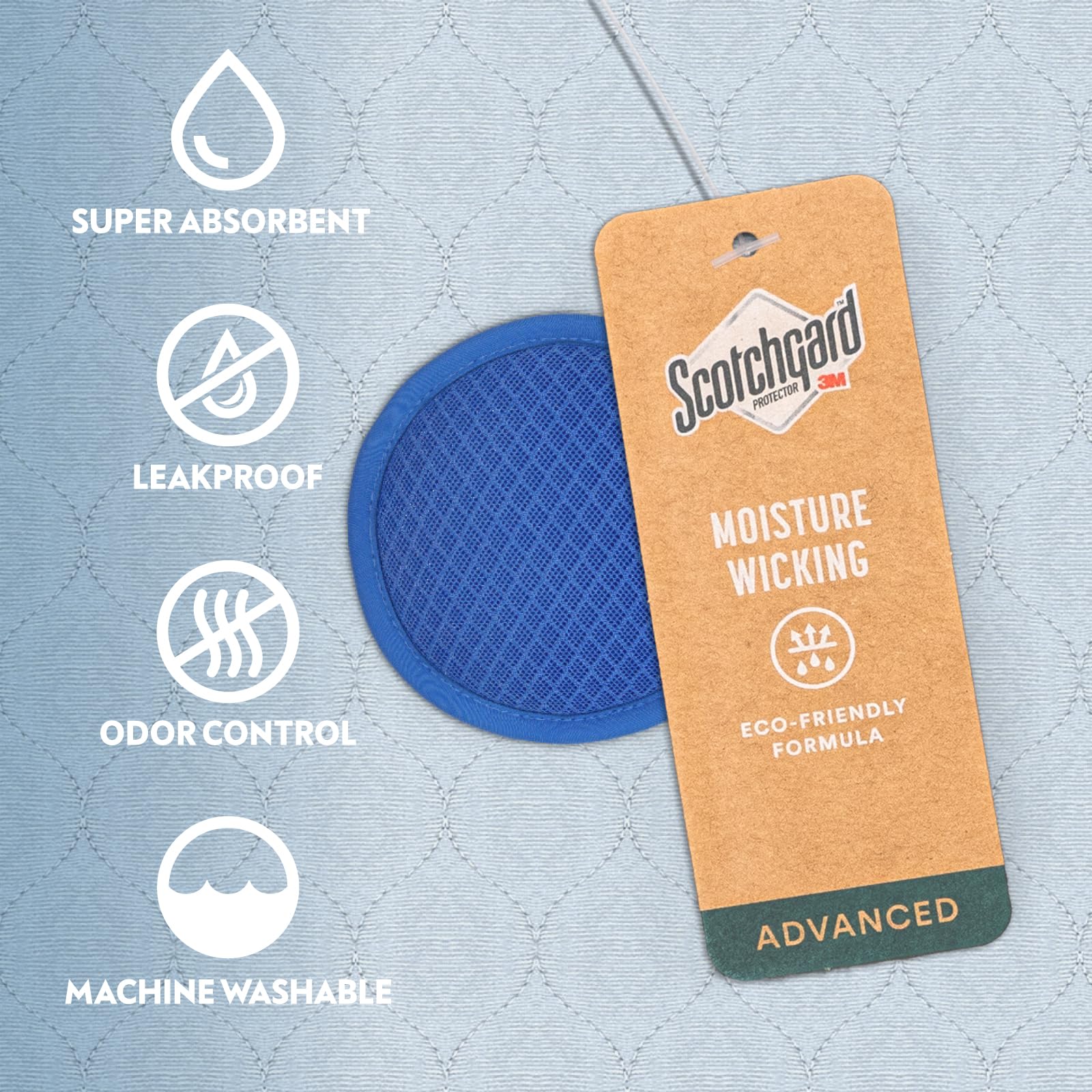 Paw Inspired Speed Spot multi-layer absorbent pad locks in moisture for comfort.