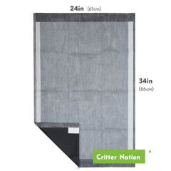Paw Inspired super-absorbent cage liner keeps small pets dry and comfortable