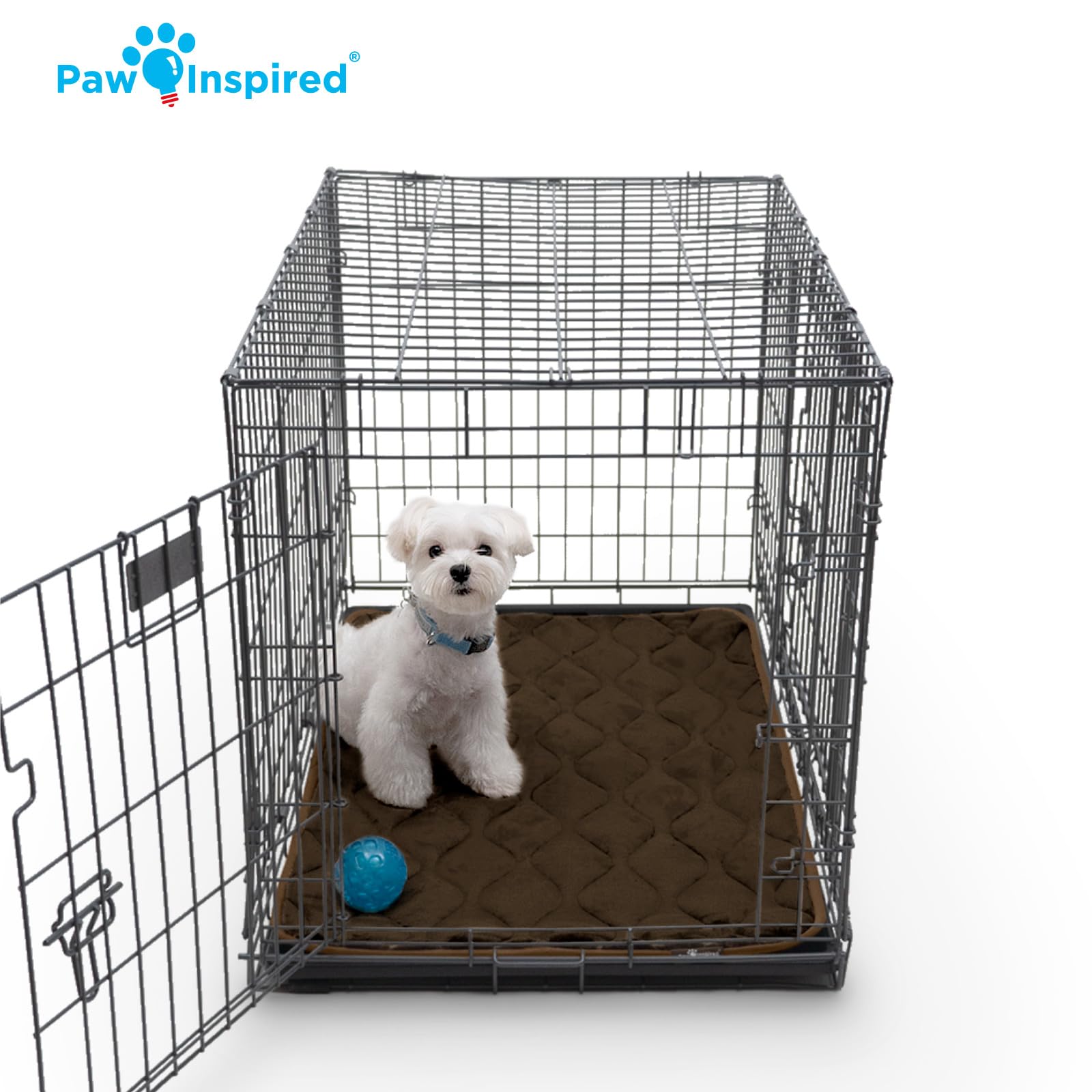 Paw Inspired 36-inch kennel fit ensures a snug crate look