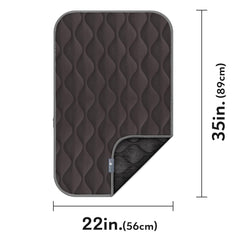 Paw Inspired crate pad in gray offers plush comfort for dogs.