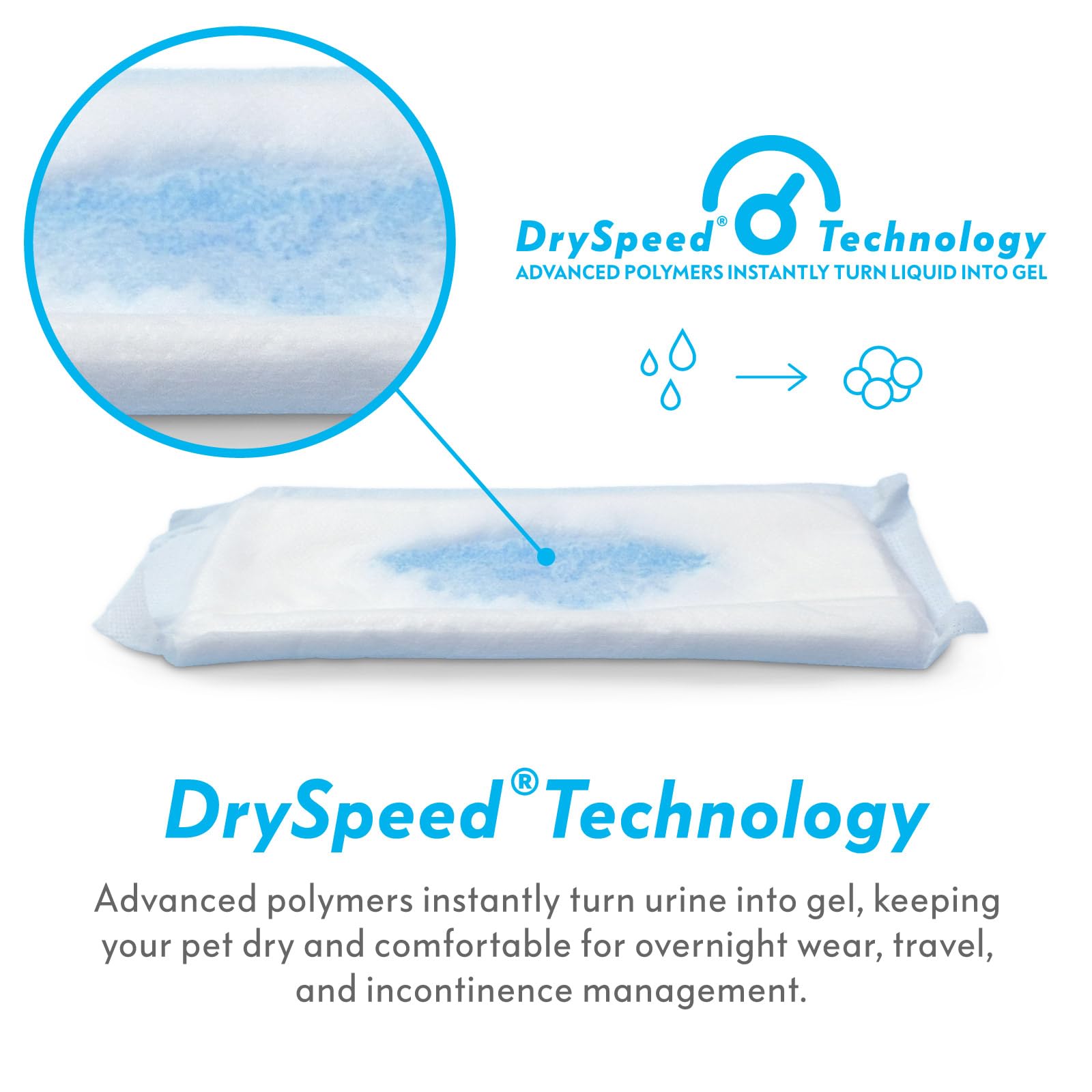 Paw Inspired booster works with washable diapers for reusable protection.