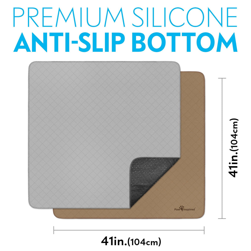 Paw Inspired pad with non-slip backing prevents sliding